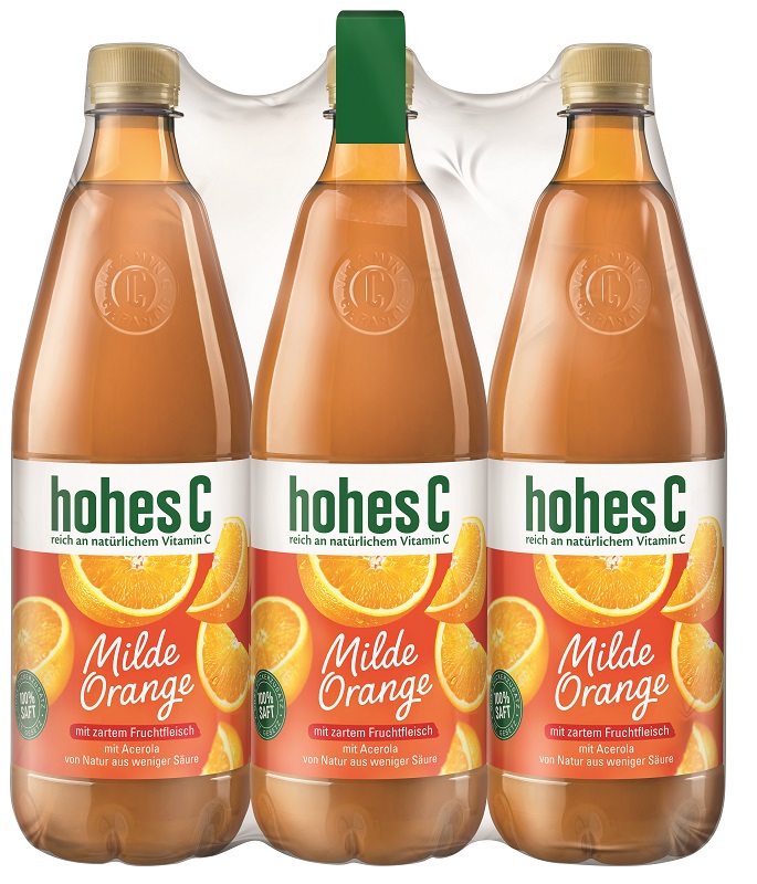 Hohes C Orange mit Fruchtfleisch 6x1L PET