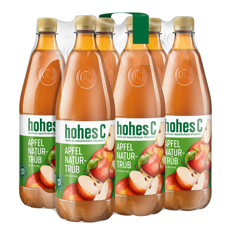 Hohes C Apfel Trüb 6x 1L PET