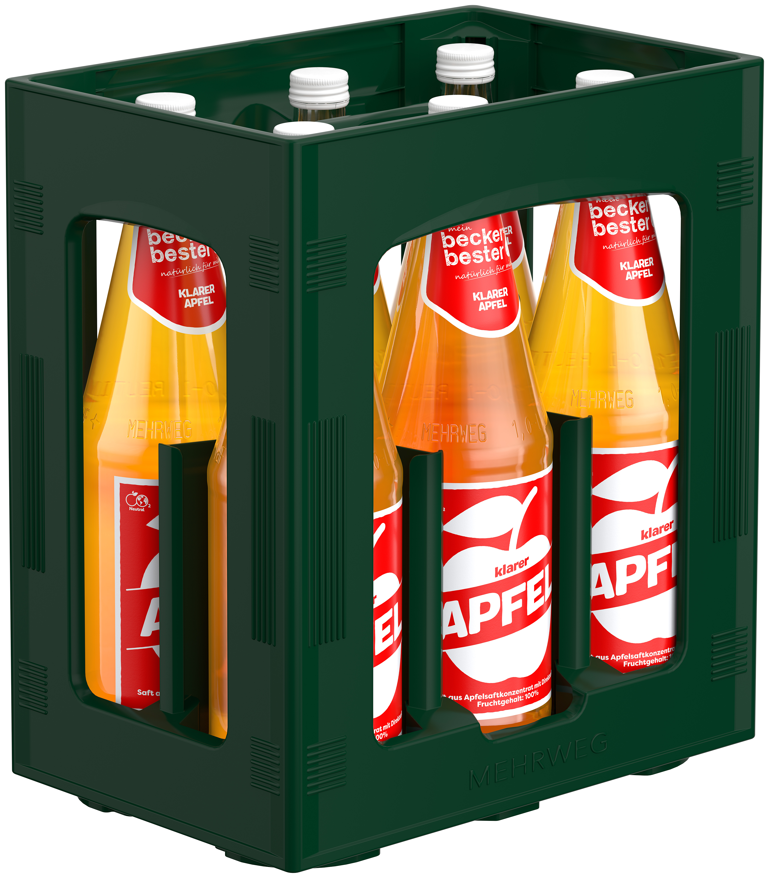 Beckers Bester Apfelsaft klar 6x1L