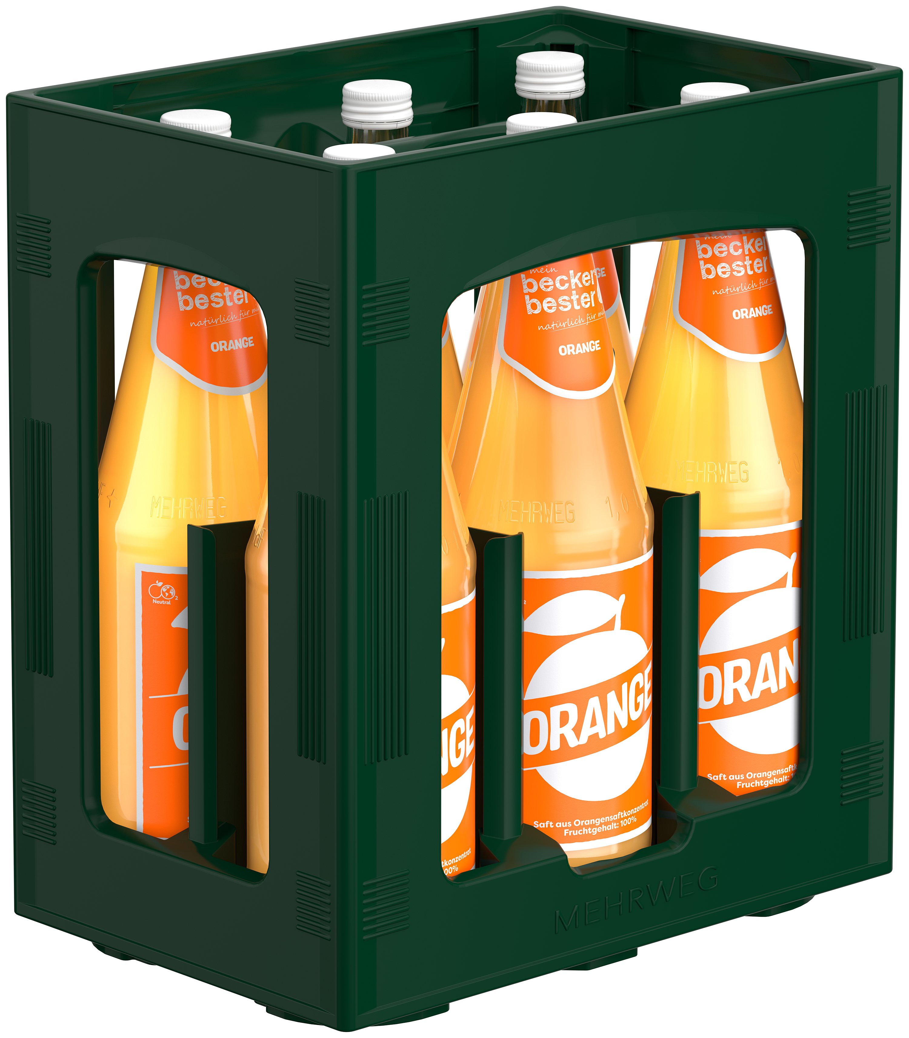 Beckers Bester Orangensaft 6x1L