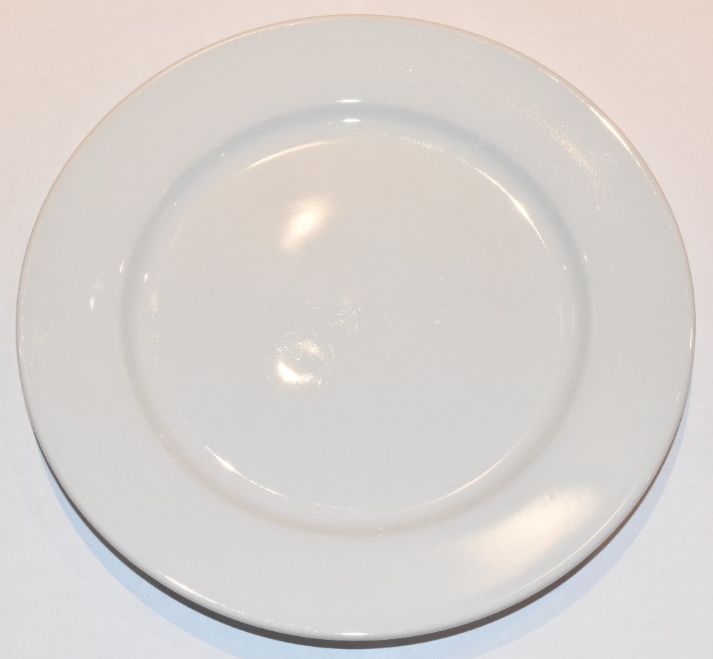Teller flach 24,5cm weiss/standard 10St.