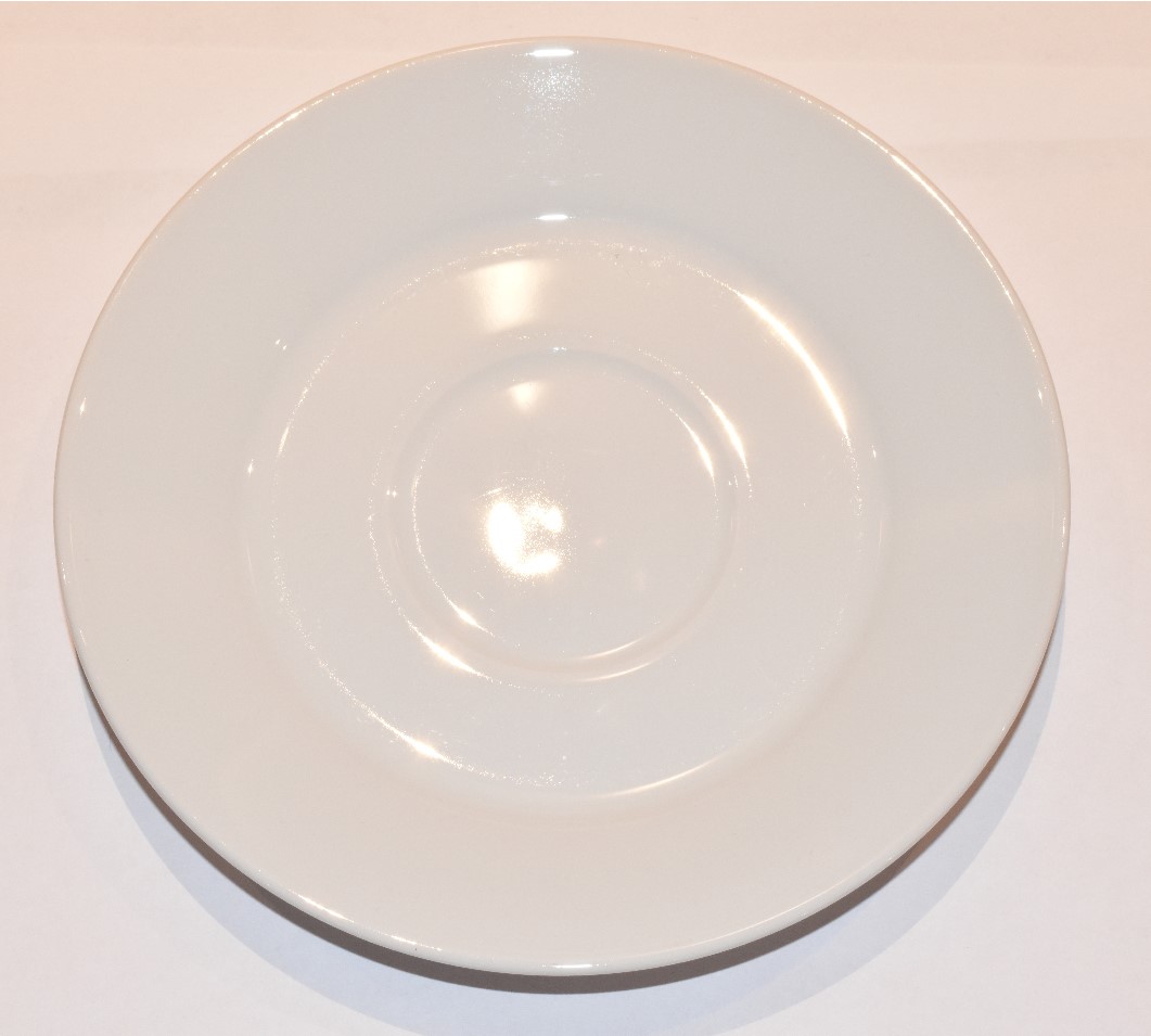 Untertasse 15,5cm weiss/standard 10st.