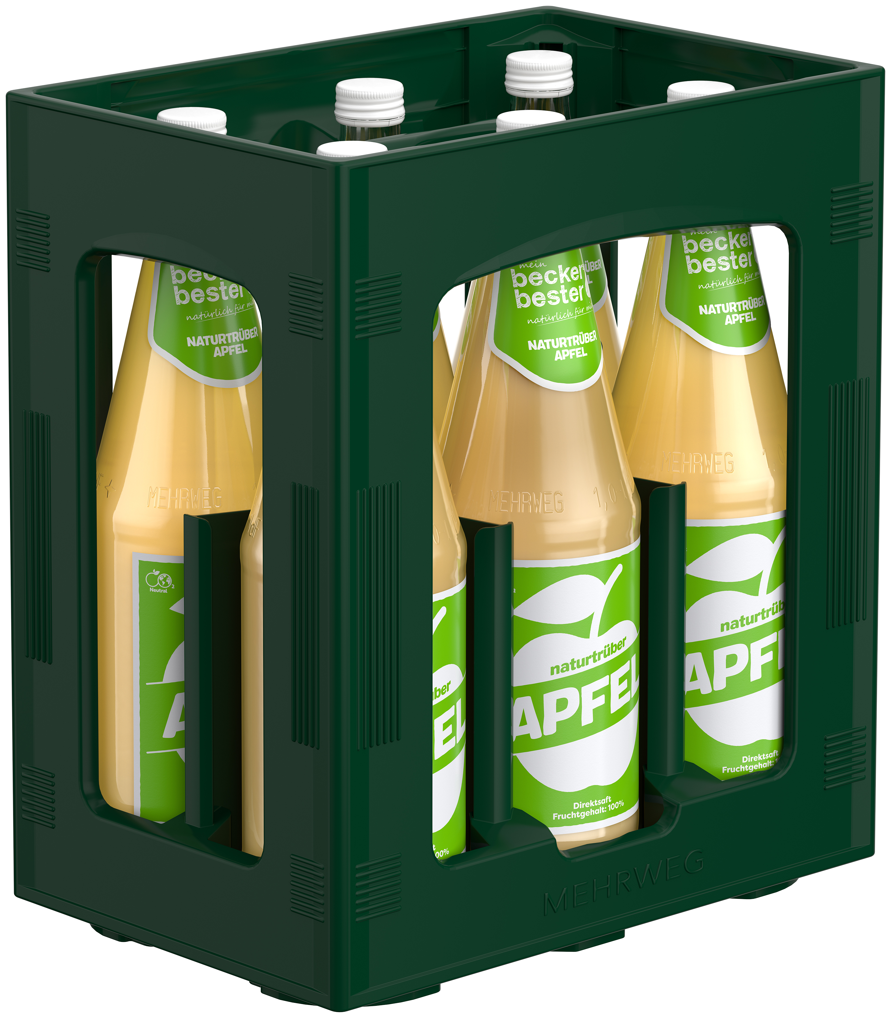Beckers Bester Apfelsaft naturtrüb 6x1L